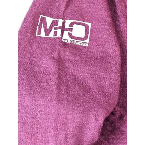 Martin + Osa Mens XL Burgundy Zip-Up Hoodie Cotton Blend - Picture 9 of 9